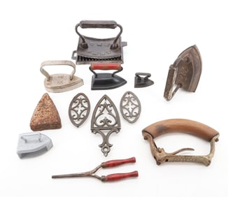 IRON AND IRON PARTS LOT