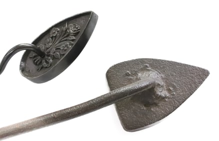 (2) UNUSUAL HAT IRONS