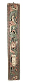 HEAVILY CARVED 19TH CENTURY EUROPEAN MANGLE BOARD