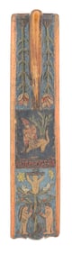 FINE 19TH CENTURY CARVED EUROPEAN MANGLE BOARD
