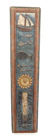 CARVED 18TH CENTURY EUROPEAN MANGLE BOARD