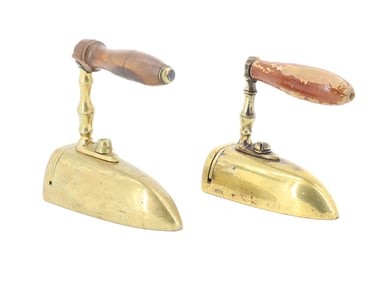 (2) SMALL SIZE OX TONGUE IRONS