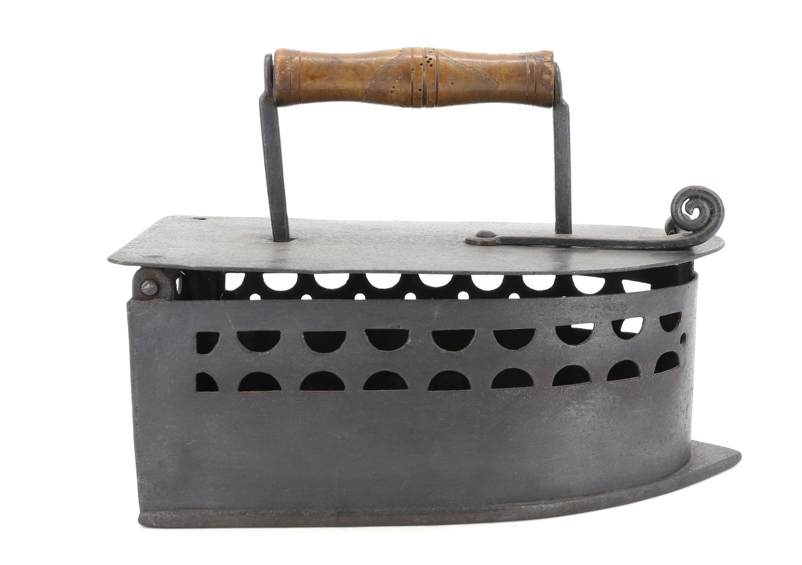 LARGE CHARCOAL IRON (1 of 5)