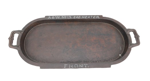 A&W NO. 13 SAD IRON HEATER