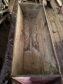WOODEN SCALDING TROUGH
