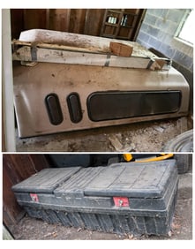 TRUCK WORK BOX AND TRUCK CAP