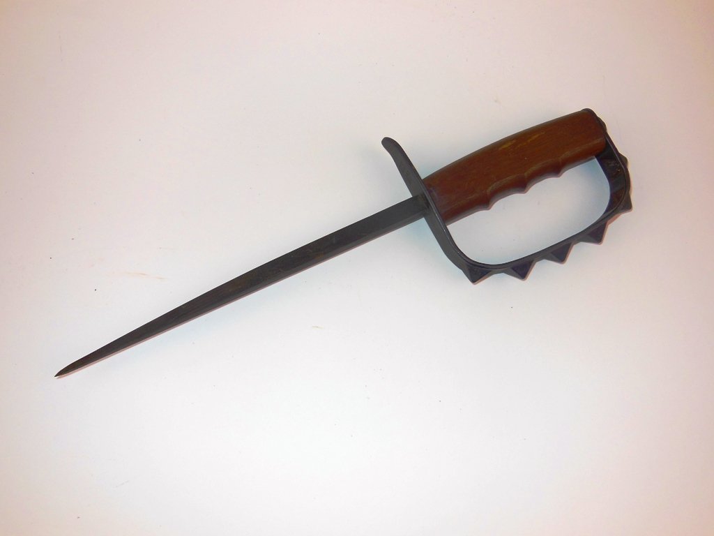 WWI 1917 US Trench Knife: Knuckle Knife handmade L.F.&C