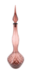 MCM AMETHYST GLASS DECANTER