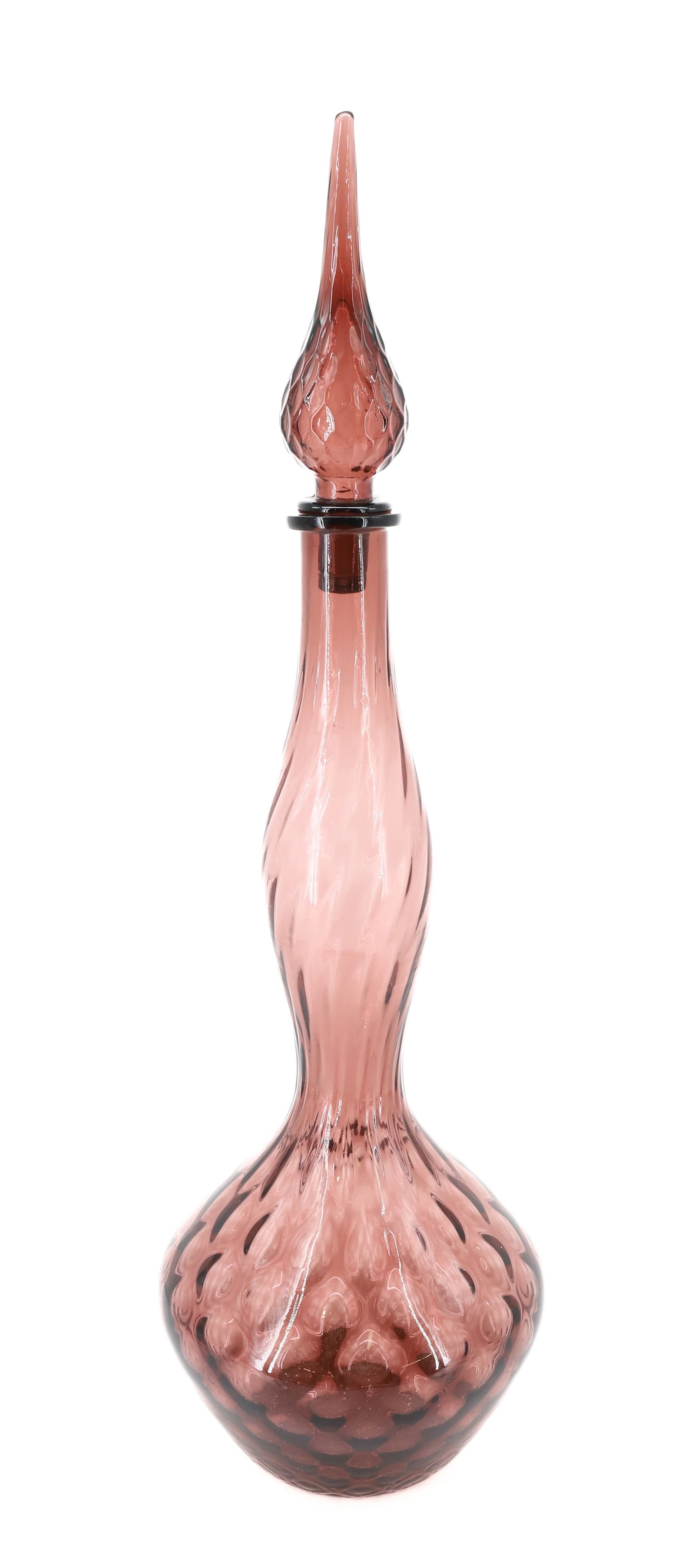 MCM AMETHYST GLASS DECANTER (1 of 5)