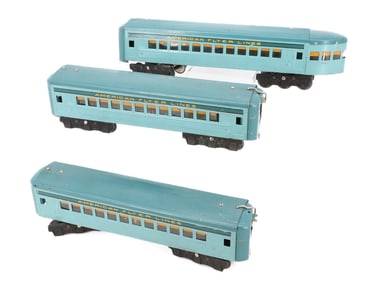 (3) AMERICAN FLYER PASSENGER TRAIN CARS