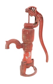 PAINTED CAST IRON PUMP