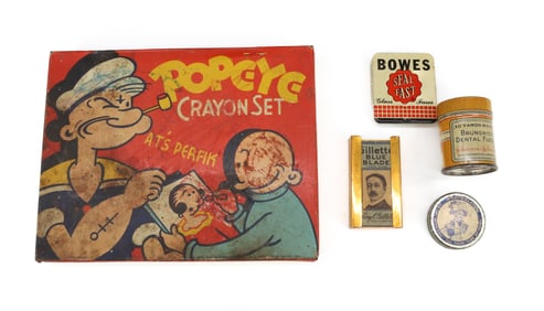 LOT OF ADVERTISING TINS