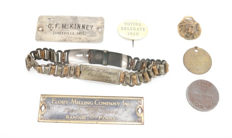 LOT OF VINTAGE SMALLS, N.P.R.R.