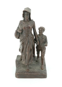 BRYANT BAKER BRONZE BOOKEND