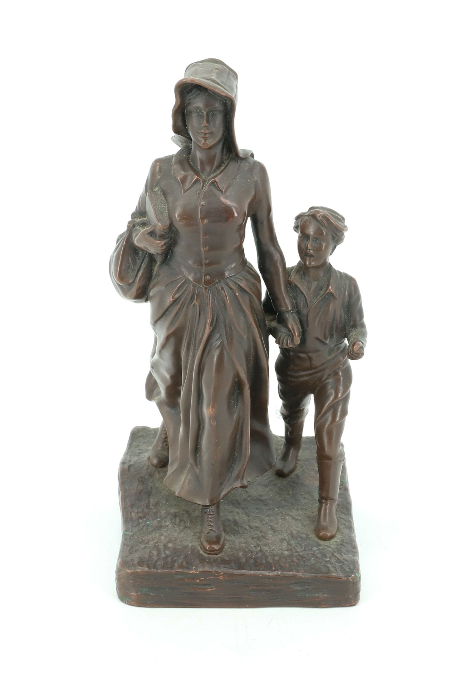 BRYANT BAKER BRONZE BOOKEND (1 of 6)