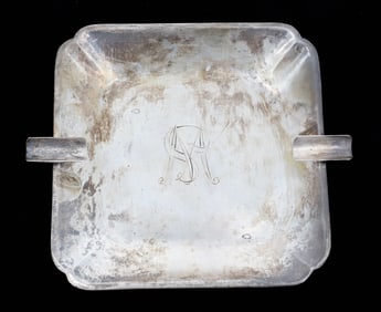 STERLING SILVER ASHTRAY