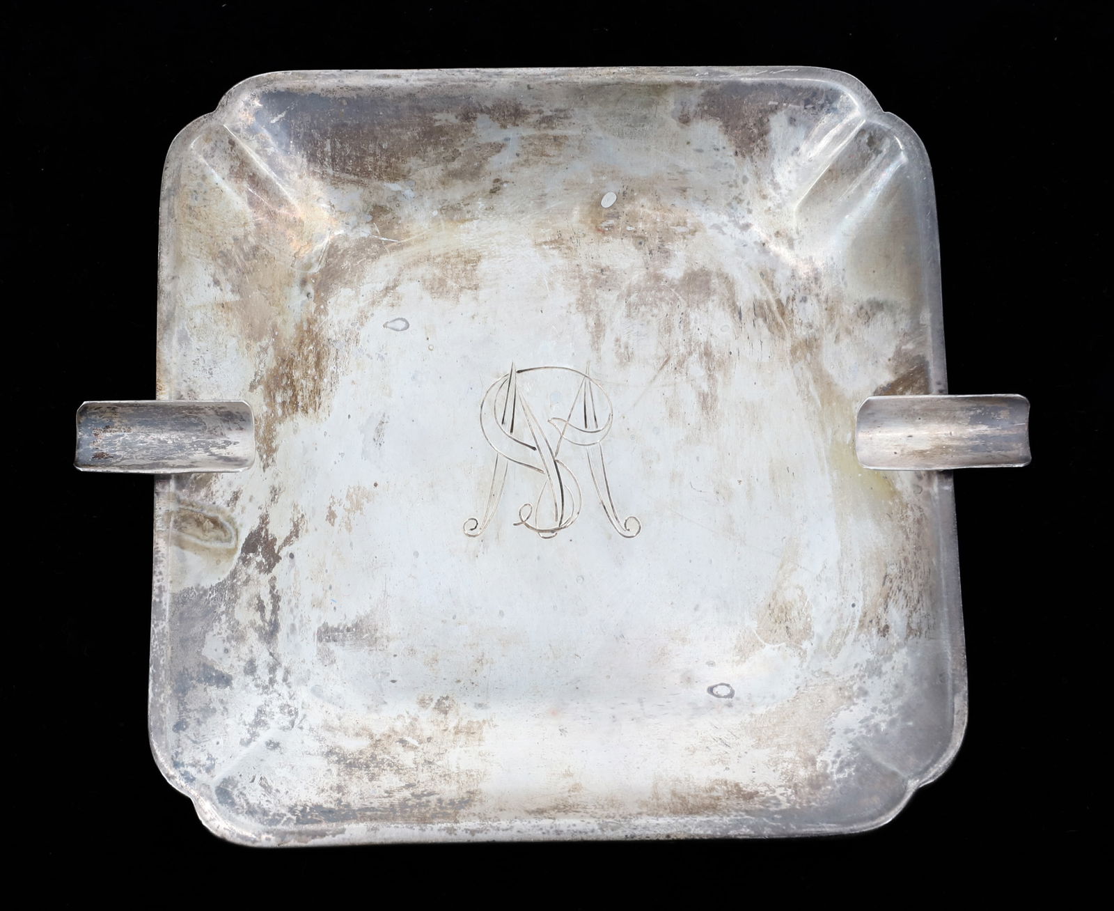 STERLING SILVER ASHTRAY (1 of 2)