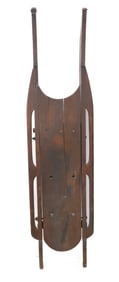 EARLY WOODEN SLED