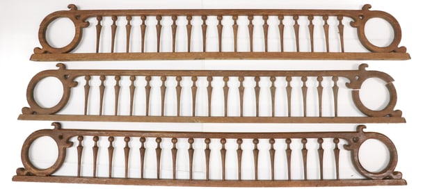 (3) ARCHITECTURAL TRIM PIECES