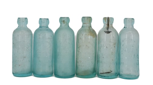 (6) GEO. SPREITZER, PATERSON, NJ BOTTLES