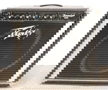 VINTAGE GUITAR AMPLIFIER: PEAVEY SPECIAL 130. 300 WATT. SOLID STATE. FOOT SWITCH. 18" X 20" X 11". PLEASE READ CAREFULLY - Terms for Purchasing and Shipping of Auction Items. Please read carefully before bidding. Hartzell&#821