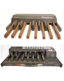 (2) SYNTHESIZER PEDAL UNITS