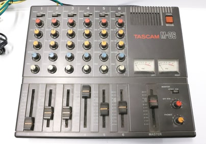 SIX CHANNEL MIXING BOARD