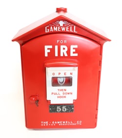 VINTAGE GAMEWELL FIRE ALARM BOX