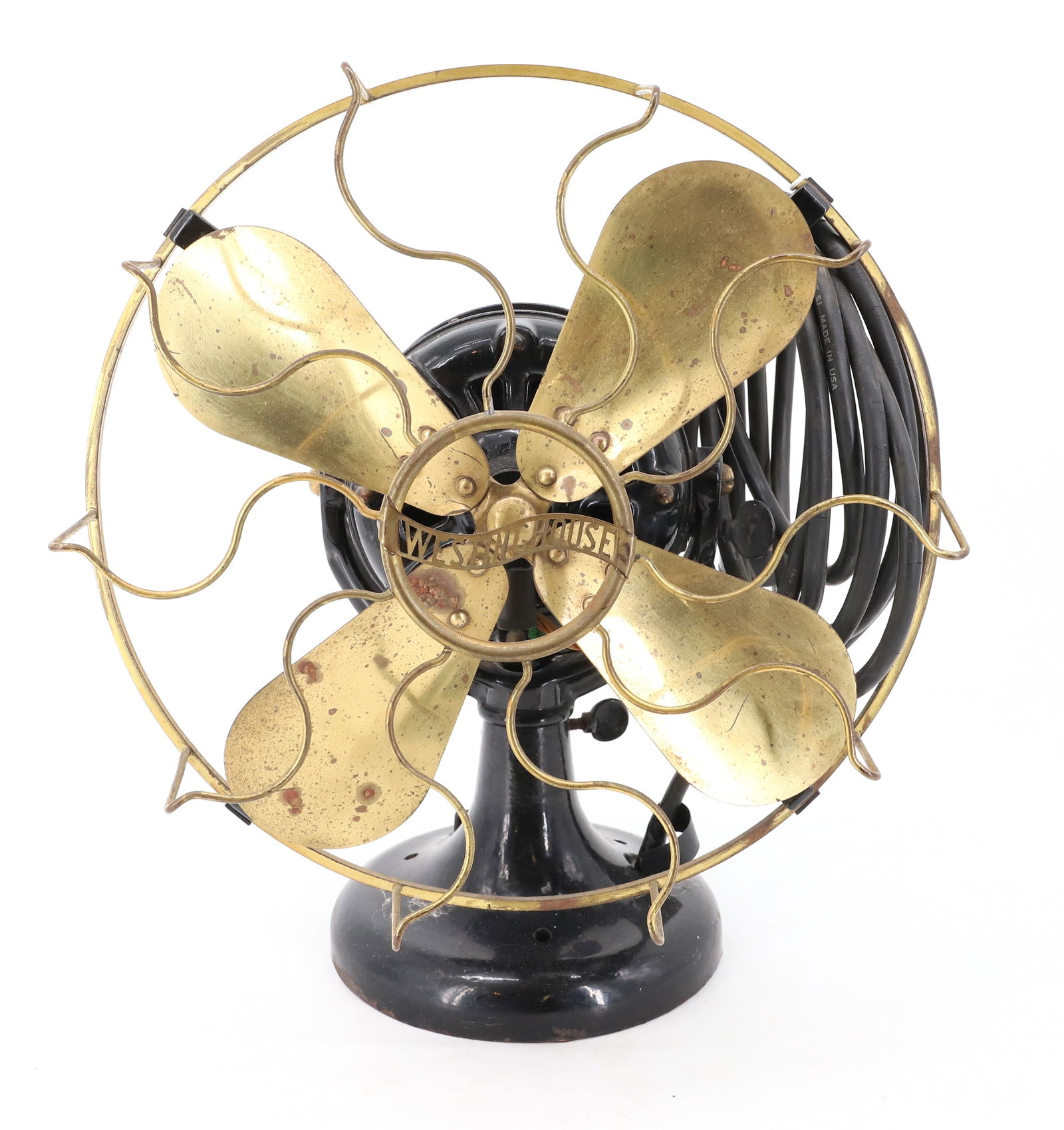 ANTIQUE WESTINGHOUSE BRASS FAN (1 of 4)