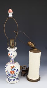 (2) VINTAGE CERAMIC LAMPS