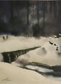 PETER HEIDEN WATERCOLOR PAINTING