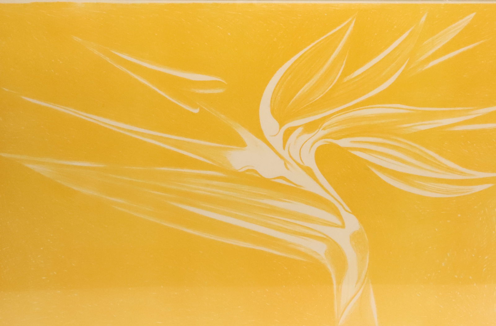 LOWELL NESBITT SGND. LITHOGRAPH: BIRD OF PARADISE. SGND/DATED LOWER RIGHT 1980". 38/40. MATTED AND FRAMED. SIGHT VIEW 22" X 33 1/2". PLEASE READ CAREFULLY - Terms for Purchasing and Shipping of Auction Items. Please read carefully be