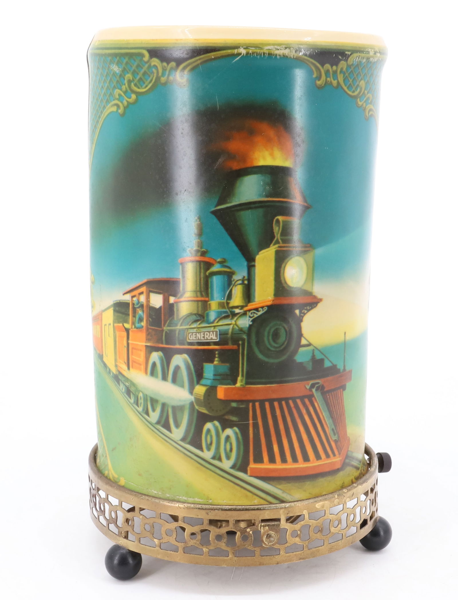 VINTAGE LOCOMOTIVE MOTION LIGHT, LAMP (1 of 5)
