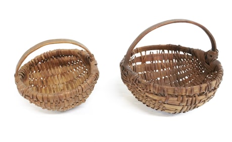 (2) SMALL GATHERING BASKETS
