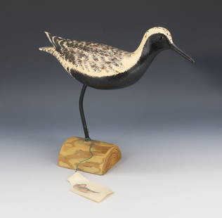 JIM SLACK CARVED BLACK BELLIED PLOVER: MRKD. ON BOTTOM. 10" X 11 1/4". PLEASE READ CAREFULLY - Terms for Purchasing and Shipping of Auction Items. Please read carefully before bidding. Hartzell&#8217;s Auction Gallery. Hartzell's Auction G