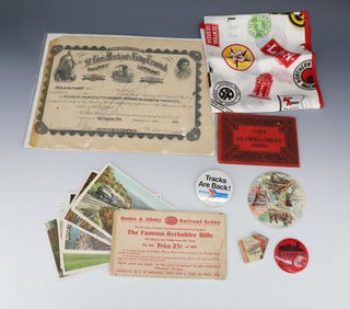 LOT OF RAILROAD RELATED ITEMS