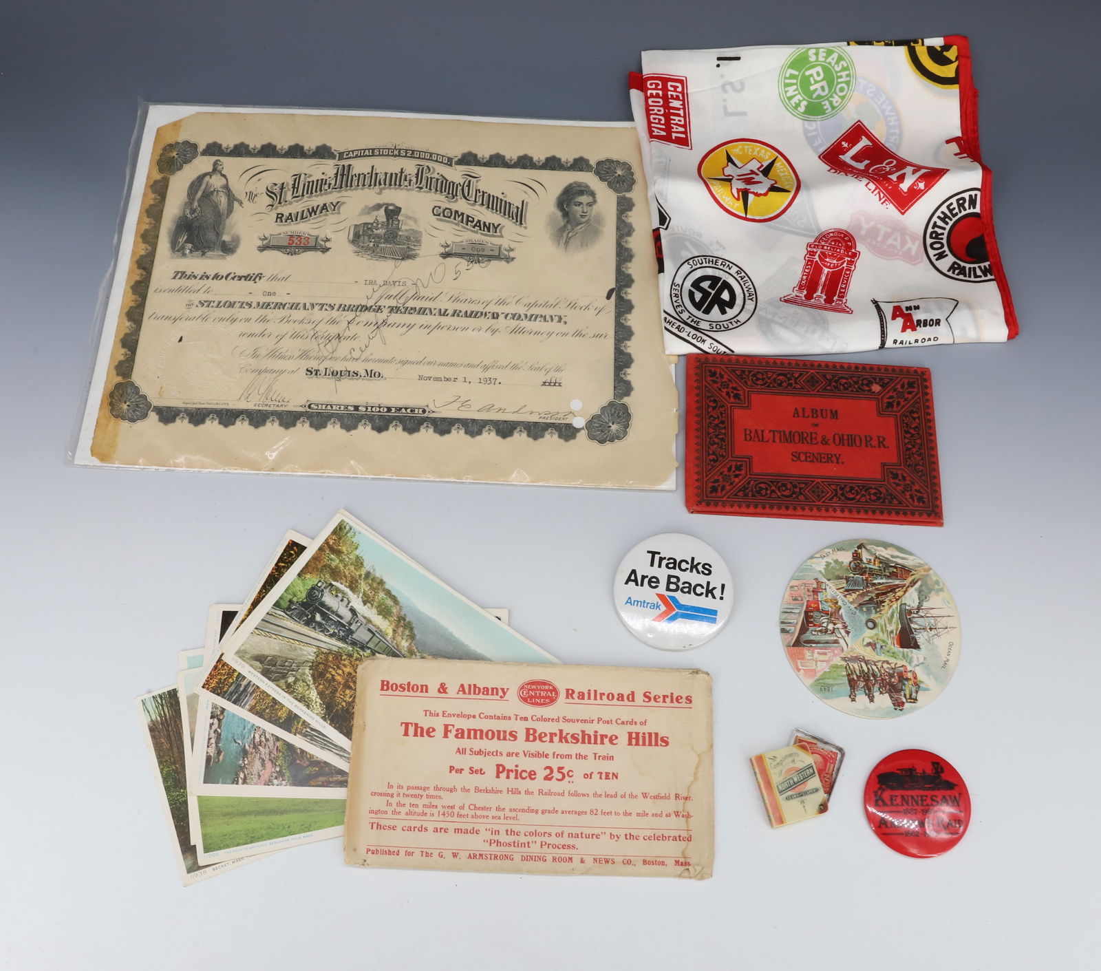 LOT OF RAILROAD RELATED ITEMS (1 of 6)