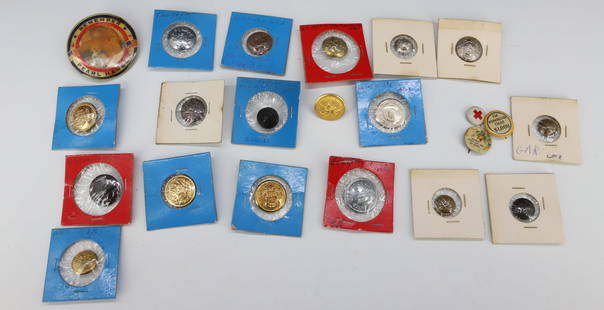 LOT OF U.S. MILITARY BUTTONS AND PINBACKS: VARIETY OF (22) BUTTONS AND PINS. LARGEST 2 1/8" (PEARL HARBOR). PLEASE READ CAREFULLY - Terms for Purchasing and Shipping of Auction Items. Please read carefully before bidding. Hartzell&#8217;s Auct