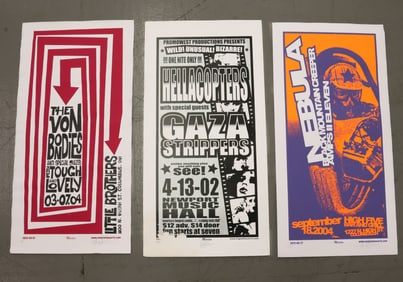 (3) VINTAGE POSTERS