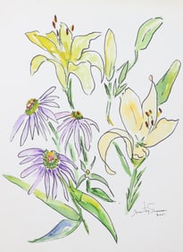 DOROTHY STRAUSER WATERCOLOR ON PAPER