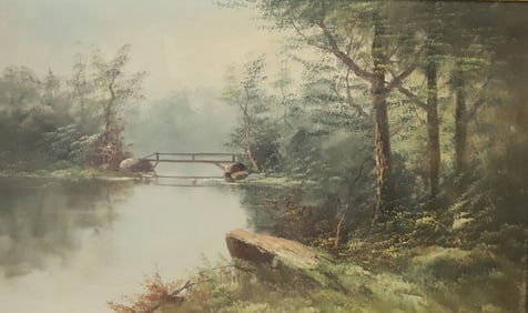 LARGE OIL ON CANVAS