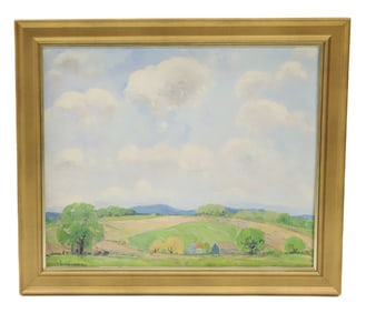 EMILE WALTERS (AMERICAN, B. 1893), OIL ON BOARD
