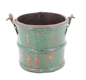 PETITE WOODEN BUCKET