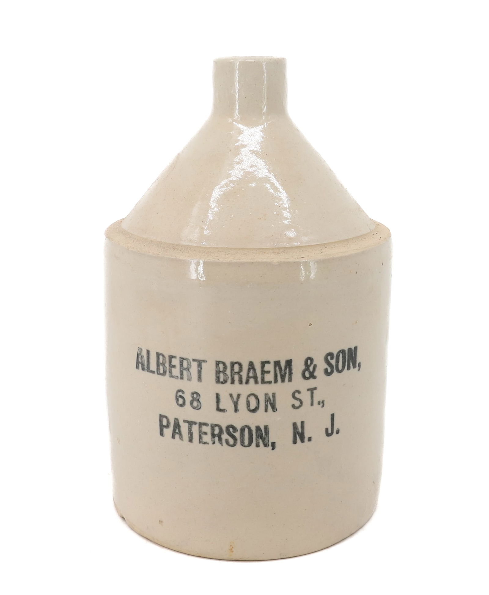 ALBERT BRAEM & SON STONEWARE ADVERTISING JUG (1 of 6)
