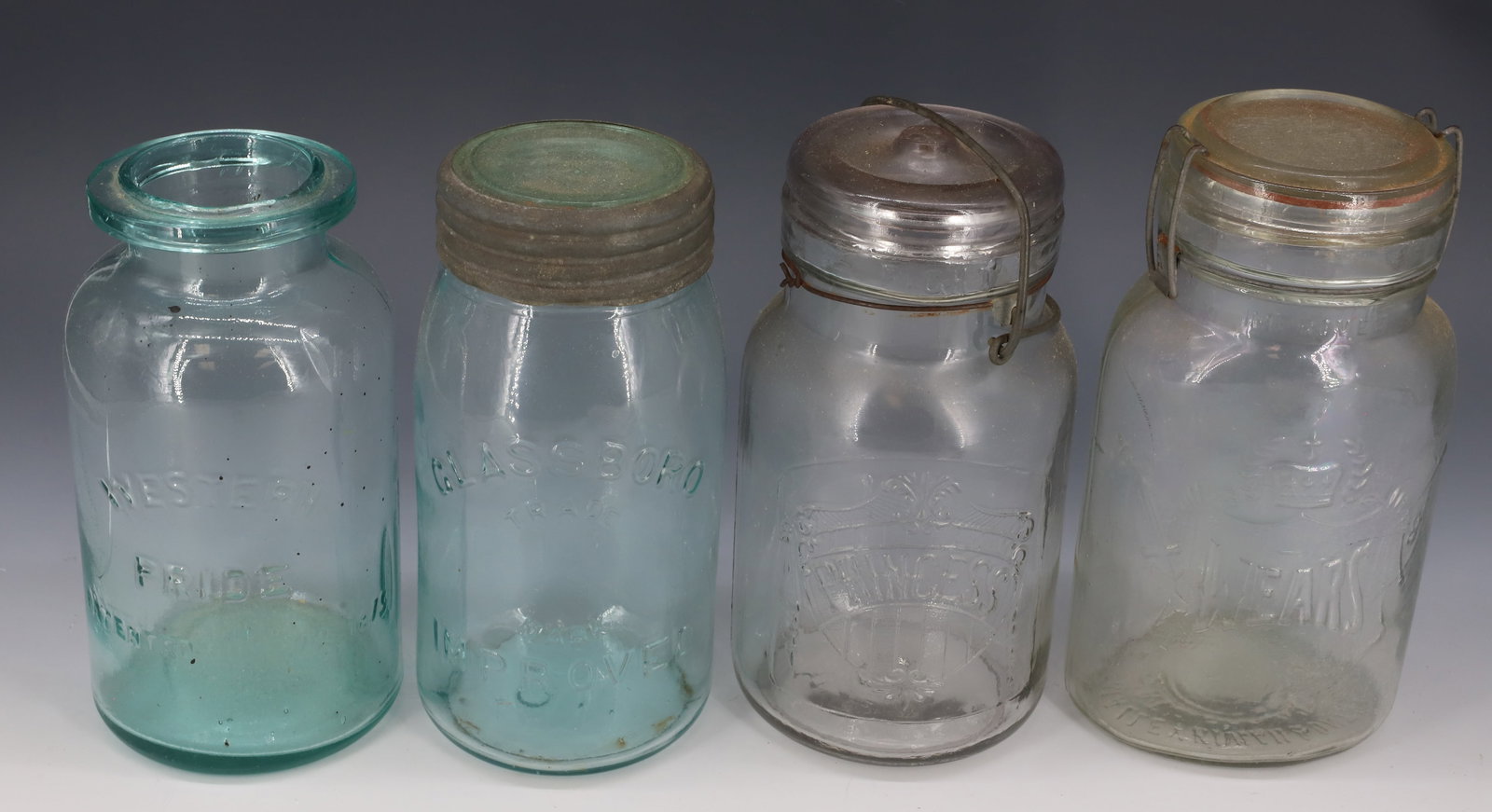 LOT OF (4) FRUIT JARS (1 of 6)