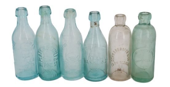 LOT OF NEW YORK BOTTLES