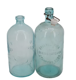(2) AQUA WATER BOTTLES