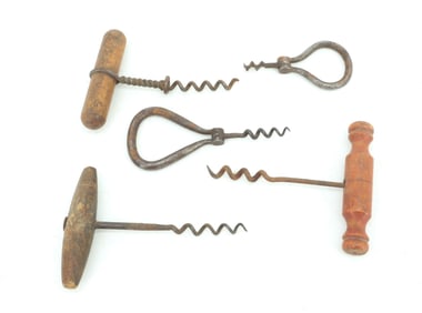 LOT OF ANTIQUE CORKSCREWS