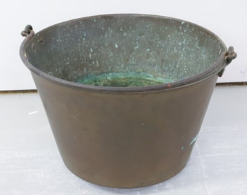 BRASS APPLE BUTTER KETTLE