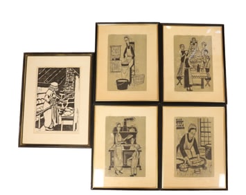 LOT OF CONSTANTINE KERMES LITHOGRAPHS